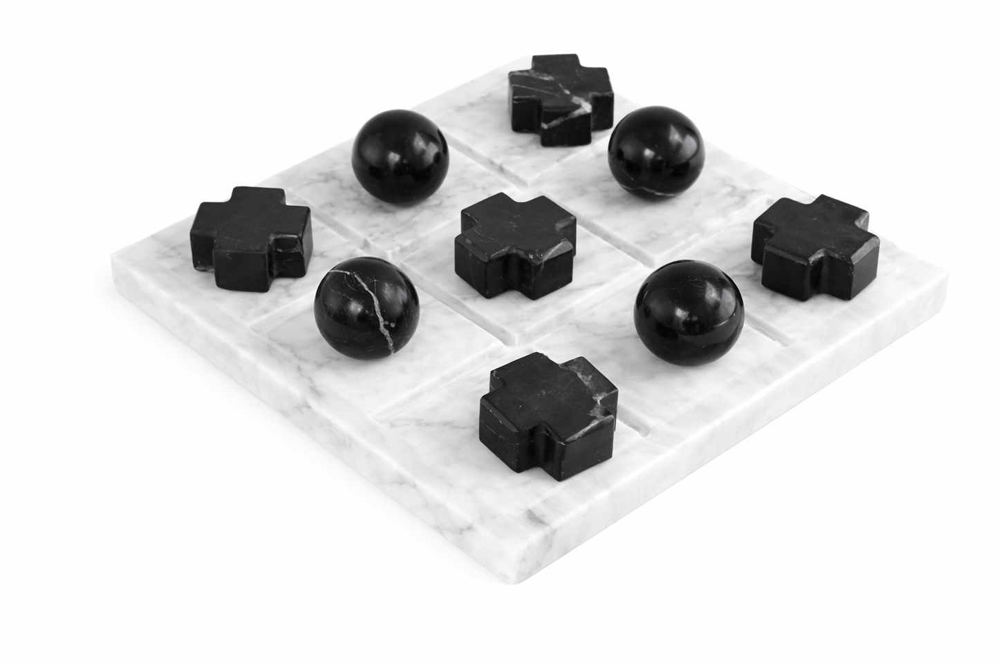 Juego de tic tac toe Mármol