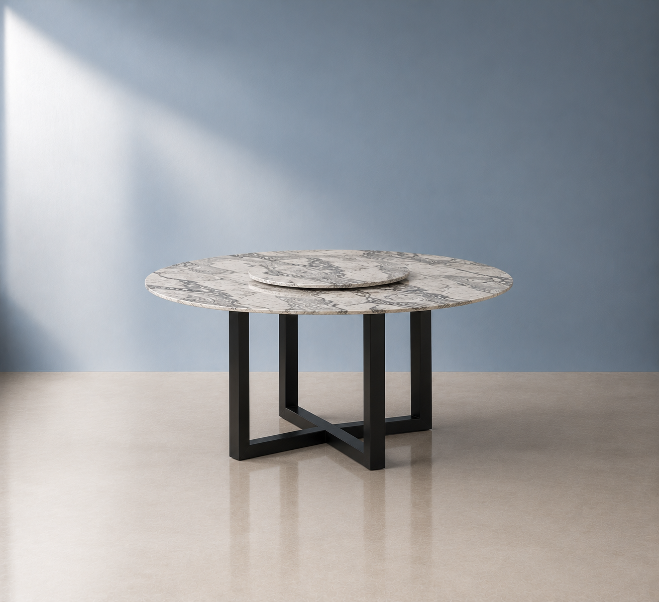 Comedor Viscount White Circular