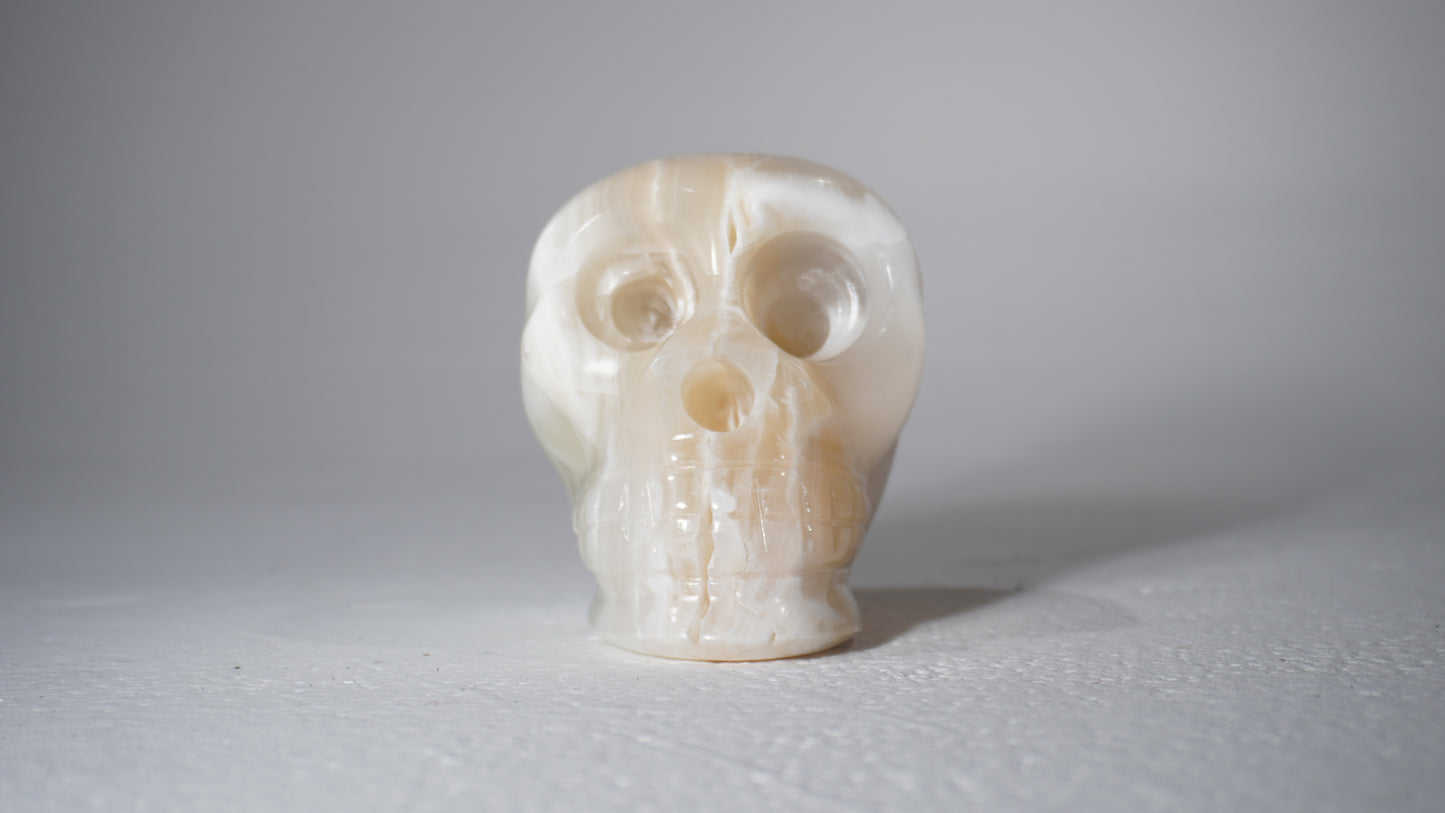 Escultura Calavera de Mármol