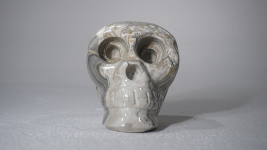 Escultura Calavera de Mármol