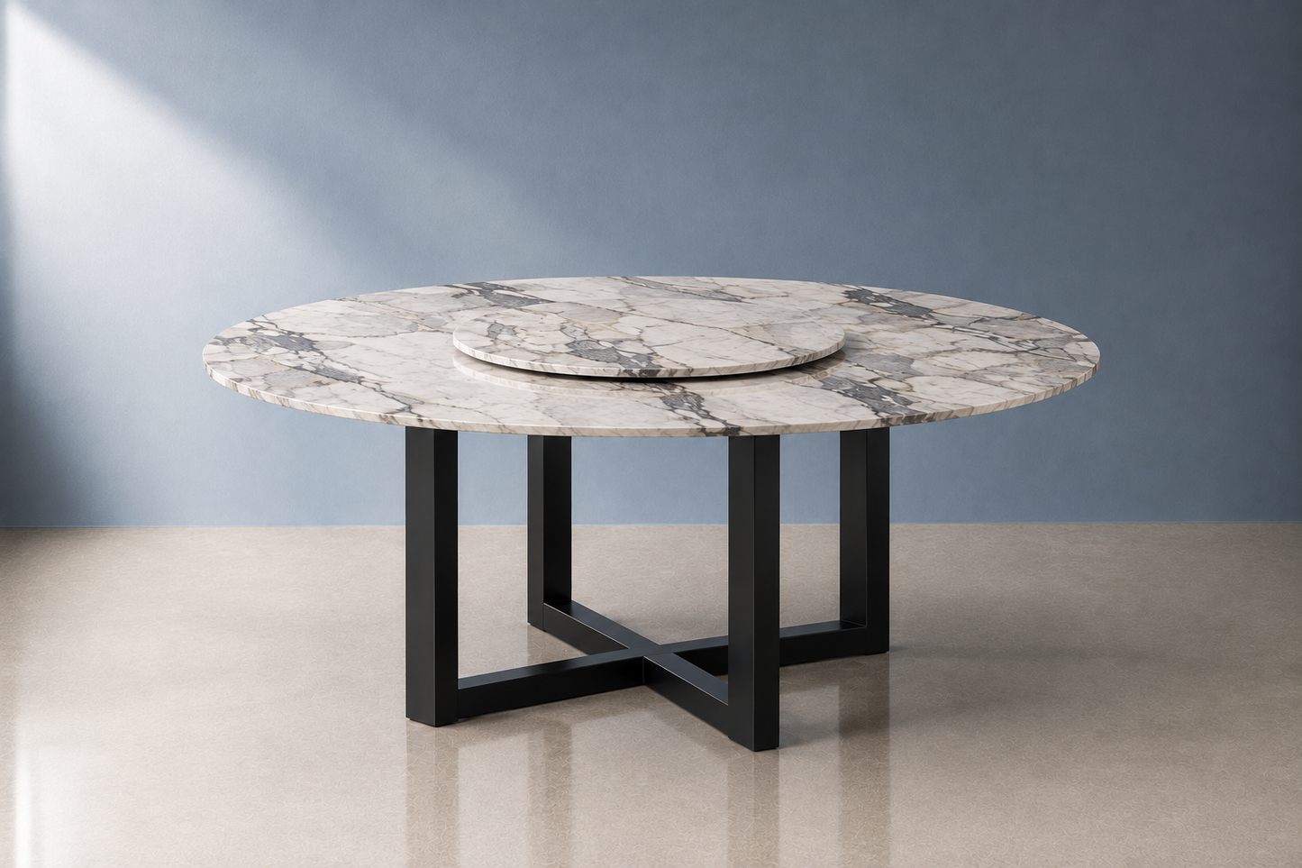 Comedor Viscount White Circular