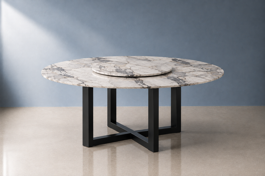 Comedor Viscount White Circular