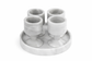 juego de 4 shots  y su plato decorativo