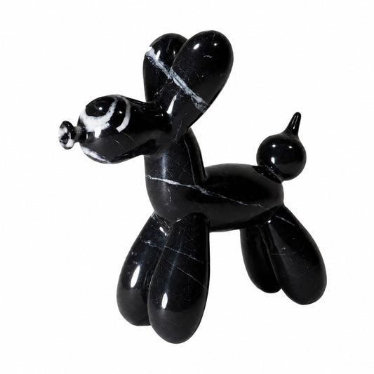 Escultura de perro globo en Mármol