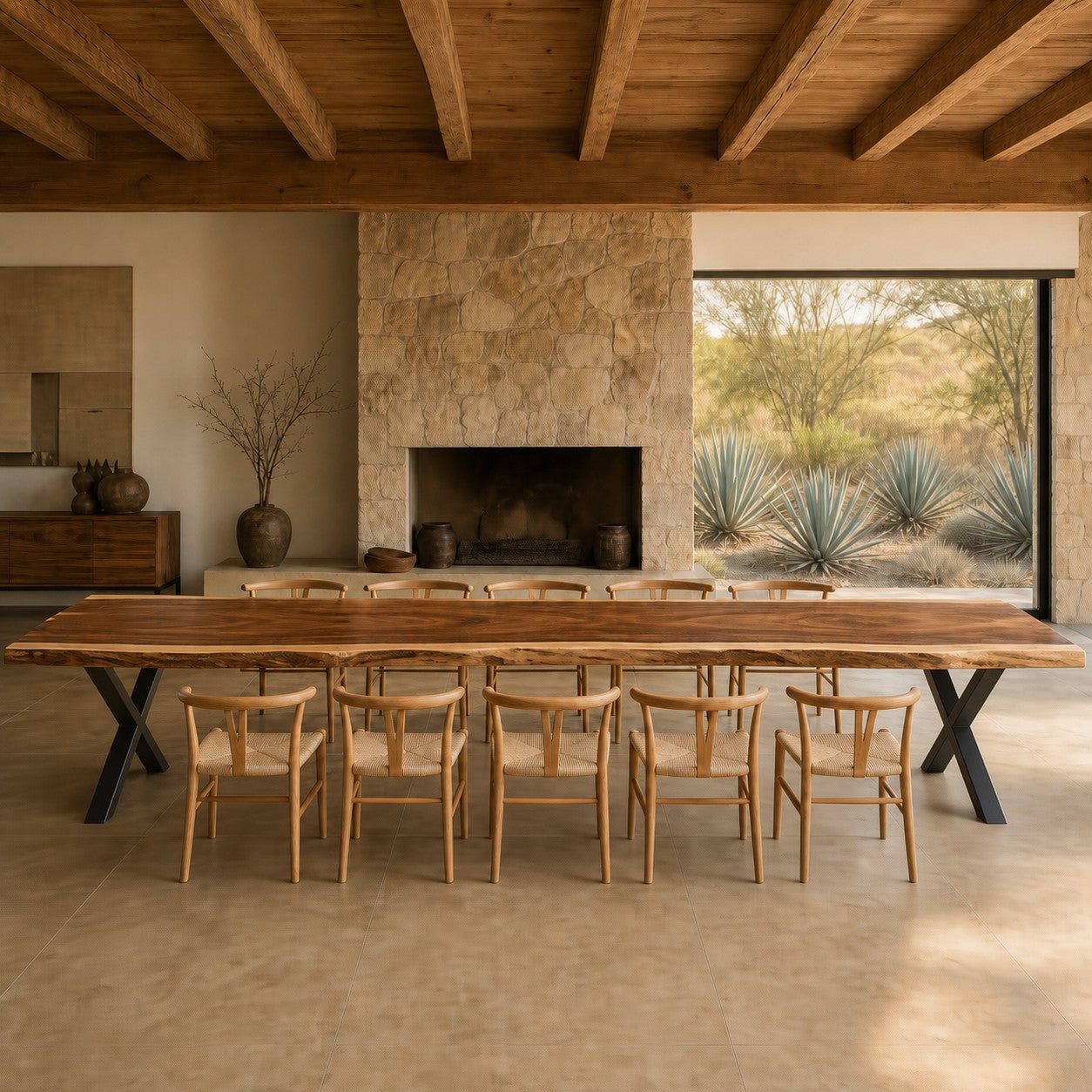 Comedor de Parota 4.0m