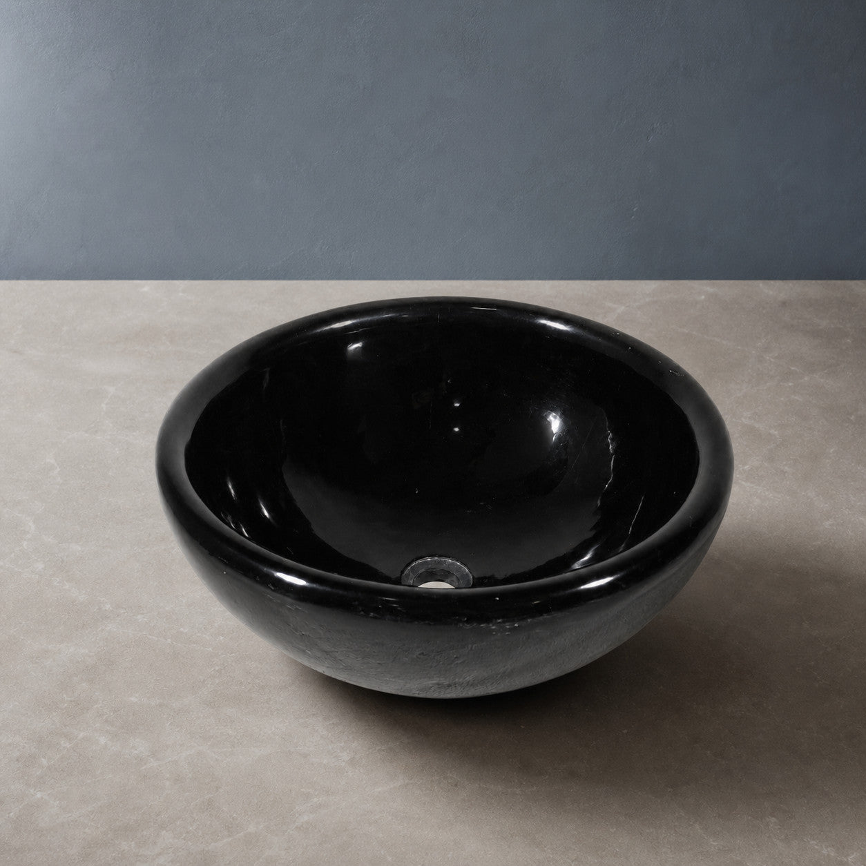 Lavabo Tazón Negro Pulido